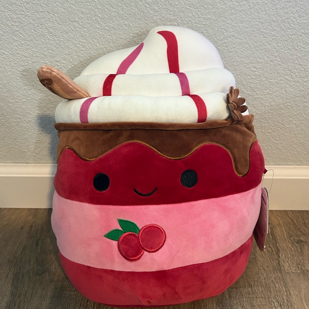 Maude Red and Pink Stuffed Animal